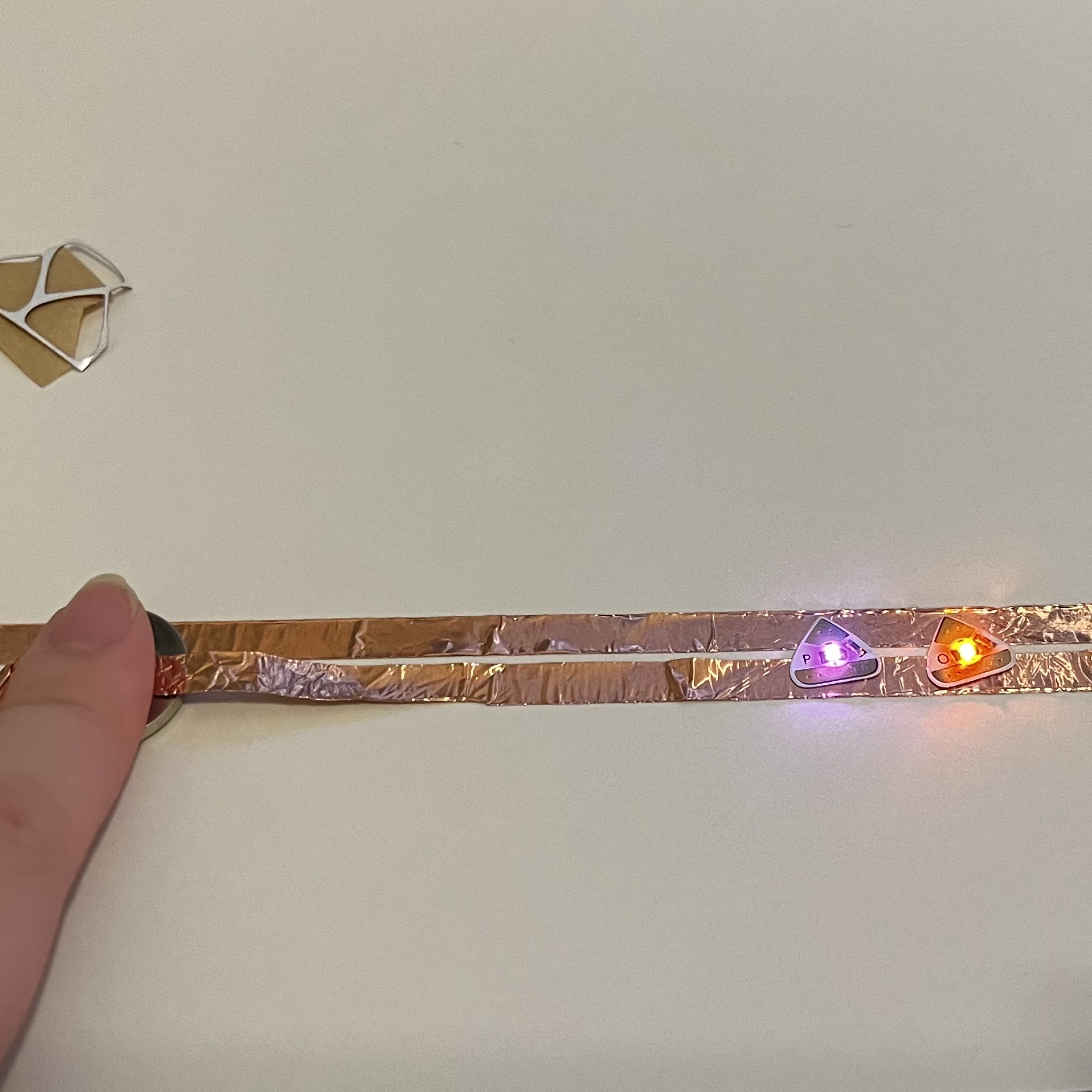 They both lit up perfectly