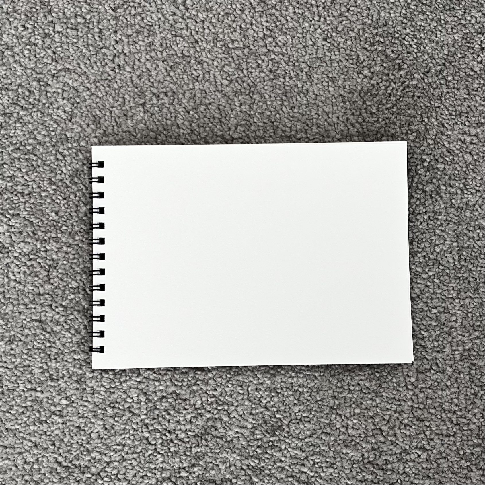 This is how it looks like when you open the book, you can flip the front cover to the back