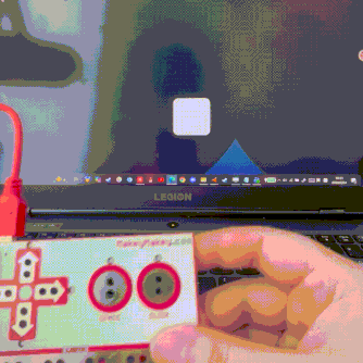 Control with Makey Makey.