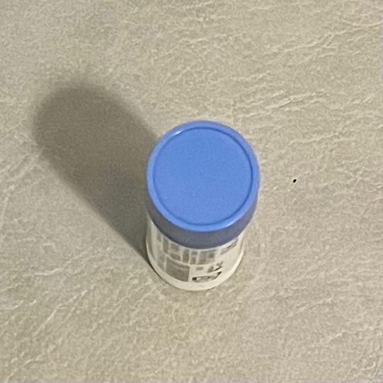 This photo of glue was taken from above.