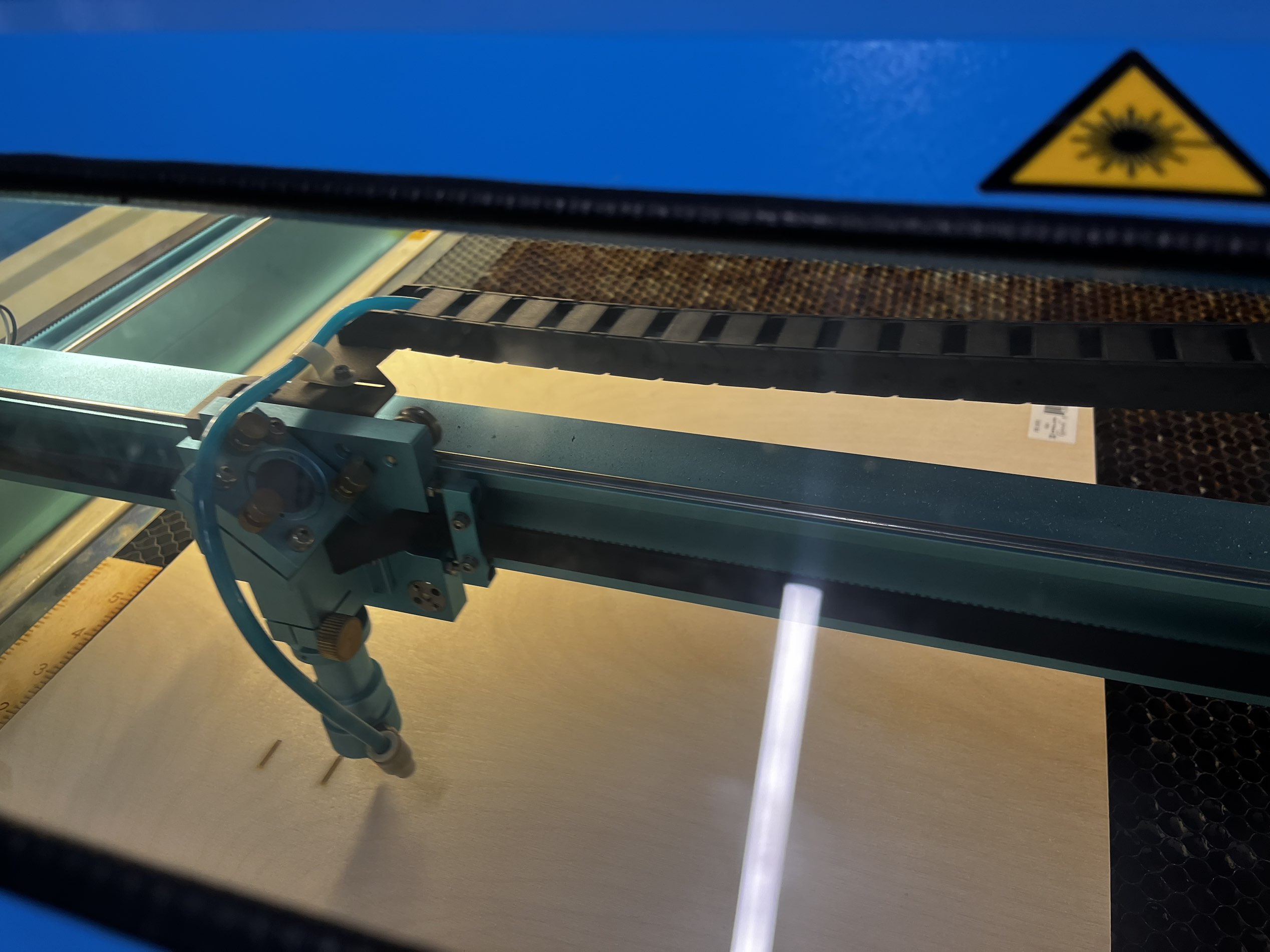 Laser cutting process