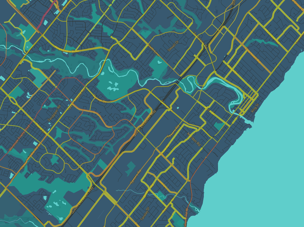 Bivariate data tutorial - date driven lines of cycling routes